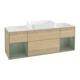 V&B Meuble sous lavabo Éclairage mural Finion 160x60,3x50,1cm, Reg Oli. m Lac, Oa ven-1