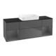 V&B Meuble sous-lavabo Éclairage mural Finion 160x60,3x50,1cm, Rg A m Lac, Anthrac. m-1