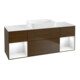 V&B Meuble sous-lavabo Éclairage mural Finion 160x60,3x50,1cm, Rg glo blc Lac, wal ven-1