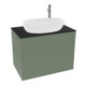 V&B Meuble sous-lavabo Éclairage mural Finion 80x60,3 cm, plaque de fermeture bleue m, olivier m Lac-1