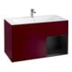 V&B Meuble sous-lavabo Éclairage mural Finion 99,6x59,1cm, Reg re bla m Lac, Peo Matt-1
