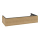 V&B Meuble sous lavabo Éclairage tiroir Antao 118,8x25,6x49,3cm, avec façade, chêne miel-3