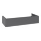 V&B Meuble sous lavabo Éclairage tiroir Antao 118,8x25,6x49,3cm, sans robinet, Anthracite laqué-1
