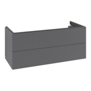 V&B Meuble sous-lavabo Éclairage tiroir Antao 118,8x50,4x49,3cm, anthracite laqué
