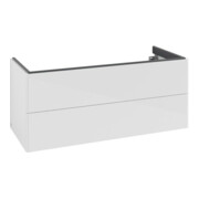 V&B Meuble sous-lavabo Éclairage tiroir Antao 118,8x50,4x49,3cm, s. façade, blanc laqué glo-4
