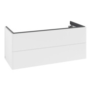 V&B Meuble sous-lavabo Éclairage tiroir Antao 118,8x50,4x49,3cm, sans façade, blanc mat Lac