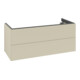 V&B Meuble sous lavabo Éclairage tiroir Antao 118,8x50,4x49,3cm, sans façade, gris mat lacqué-1