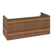 V&B Meuble sous lavabo Éclairage tiroir Antao 118,8x50,4x49,3cm, sans façade, noyer chaud-3