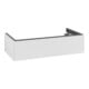V&B Meuble sous lavabo Éclairage tiroir Antao 98,8x25,6x49,3cm, avec façade, blanc brillant Lac-4