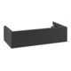V&B Meuble sous-lavabo Éclairage tiroir Antao 98,8x25,6x49,3cm, façade bleue laquée-1
