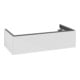 V&B Meuble sous lavabo Éclairage tiroir Antao 98,8x25,6x49,3cm, sans façade, blanc brillant laqué-1