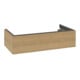 V&B Meuble sous-lavabo Éclairage tiroir Antao 98,8x25,6x49,3cm, sans façade, chêne miel-1