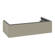 V&B Meuble sous-lavabo Éclairage tiroir Antao 98,8x25,6x49,3cm, sans façade, gris moyen mat-3