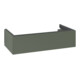 V&B Meuble sous lavabo Éclairage tiroir Antao 98,8x25,6x49,3cm, sans robinet, feuille verte avec laque-1