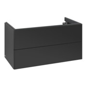 V&B Meuble sous-lavabo Éclairage tiroir Antao 98,8x50,4x49,6cm, sans façade, bleu mat Lac-3