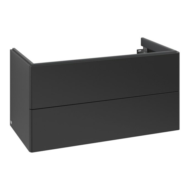 V&B Meuble sous-lavabo Éclairage tiroir Antao 98,8x50,4x49,6cm, sans façade, bleu mat Lac