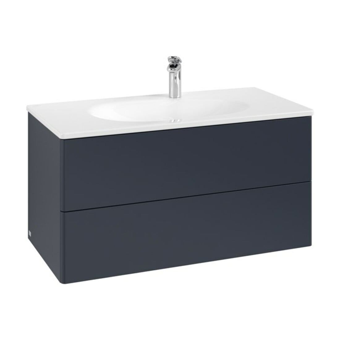 V&B Meuble sous lavabo Éclairage tiroir Antao 98,8x50,4x49,6cm, sans façade, md bl. m Lac