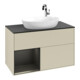 V&B Meuble sous-lavabo Finion 100, Pl b m, Reg bla m Lac, si Gr m Lac-1