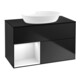 V&B Meuble sous lavabo Finion 100, Pl b m, Reg glo wh. Lac, bla m Lac-1