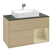 V&B Meuble sous lavabo Finion 100, Pl b m, Reg re si Gr m Lac, Oa ven-4