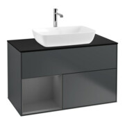 V&B Meuble sous lavabo Finion 100, Pl b m, Rg A m Lac, md bl. m Lac