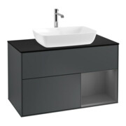 V&B Meuble sous-lavabo Finion 100, Pl b m, Rg A m Lac, md bl. m Lac
