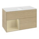 V&B Meuble sous lavabo Finion 100, pl blanc mat, rég silver gris mat laqué, oa ven-4
