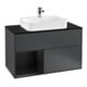 V&B Meuble sous lavabo Finion 100, Pl blanc mat, Rg lavabo blanc mat-1
