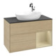 V&B Meuble sous lavabo Finion 100, Pl bleu m, Reg si Gr m Lac, Oa ven-4