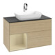 V&B Meuble sous lavabo Finion 100, Pl bleu m, Rég si Gr m Lac, Oa ven-3