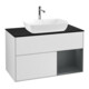 V&B Meuble sous-lavabo Finion 100, Pl bleu mat, Ray md mat Lac, blanc mat Lac-1