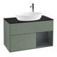 V&B Meuble sous lavabo Finion 100, Pl bleu mat, Rég md mat Lac, Oli. mat Lac-1