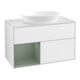 V&B Meuble sous lavabo Finion 100, Pl w m, Reg Oli. m Lac, blanc brillant Lac-1