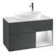 V&B Meuble sous lavabo Finion 100, Pl w m, Rég wh. m Lac, md bl. m Lac-1