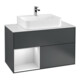 V&B Meuble sous lavabo Finion 100, Pl w m, Rg l w m Lac, md bl. m Lac-1