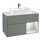 V&B Meuble sous-lavabo Finion 100, Pl w m, Rg re wh. m Lac, Oli. m Lac-1