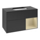 V&B Meuble sous lavabo Finion 100, placage bois merisier, laque gris, laque bleu-4