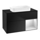 V&B Meuble sous lavabo Finion 100x60,3 cm, placard droit blanc mat Lac, bleu mat Lac-1