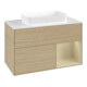 V&B Meuble sous lavabo Finion 100x60,3 cm, placard droit, laqué, Oa ven-1