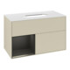 V&B Meuble sous lavabo Finion 100x60,3 cm, Rg l bleu mat Lac, si Gr mat Lac-1