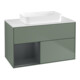 V&B Meuble sous lavabo Finion 100x60,3 cm, Rg l md b m Laq, Oli. m Laq-1