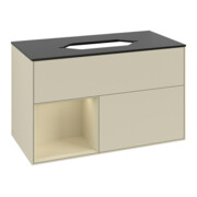 V&B Meuble sous lavabo Finion 100x60,3 cm, Rg l si G m La, si Gr m Lac-3