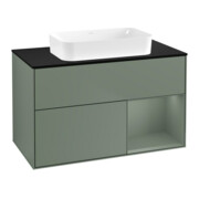 V&B Meuble sous lavabo Finion 100x60,3 cm, Rg r Oli. m Lac, Oli. m Lac