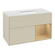 V&B Meuble sous lavabo Finion 100x60,3 cm, tiroir droit, gris mat laqué
