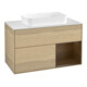V&B Meuble sous-lavabo Finion 100x60,3 cm, tiroir droit, placage chêne-1