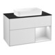 V&B Meuble sous lavabo Finion 100x60,3 cm, tiroir droite blanc mat Lac, blanc mat Lac-1