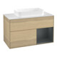 V&B Meuble sous lavabo Finion 100x60,3 cm, tiroir droite, blanc mat, lac, Oa ven-1