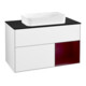 V&B Meuble sous lavabo Finion 100x60,3 cm, tiroir droite, laque blanc brillant-1