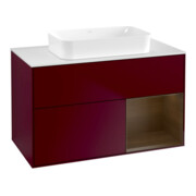 V&B Meuble sous lavabo Finion 100x60,3 cm, tiroir droite, Peony mat