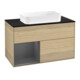 V&B Meuble sous lavabo Finion 100x60,3 cm, tiroir gauche Anthracite m, Oa ven-1